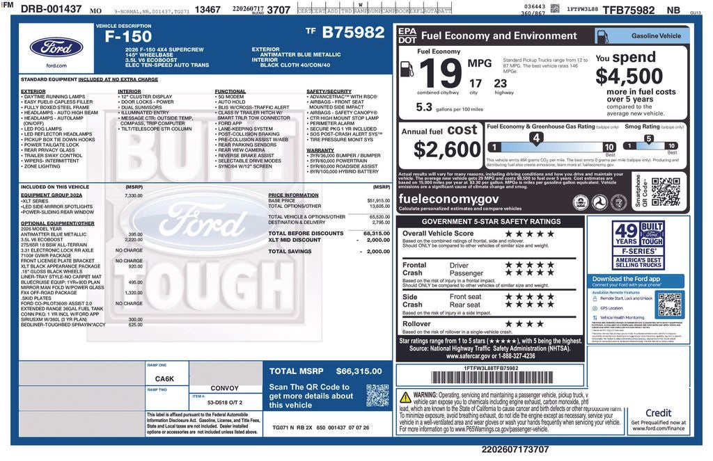 2026 Ford F-150 XLT