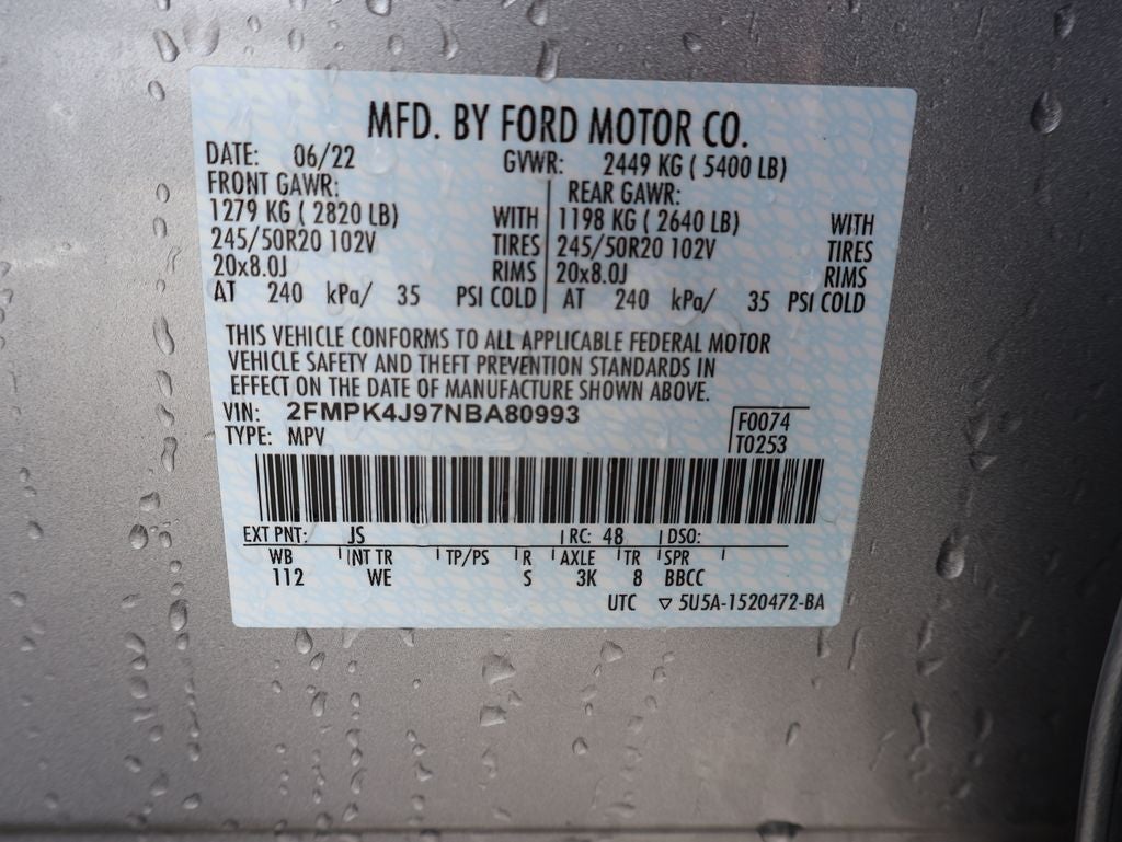 2022 Ford Edge ST Line