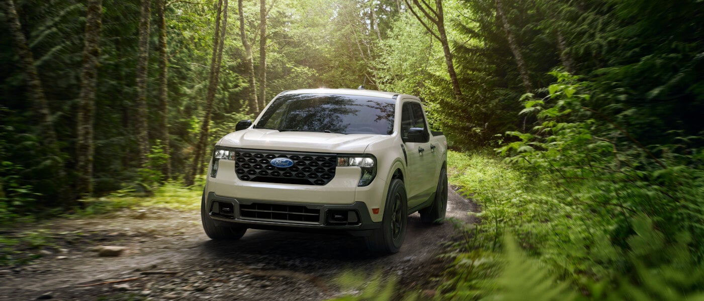 2026-Ford-Maverick-Exterior-Driving-In-Forest