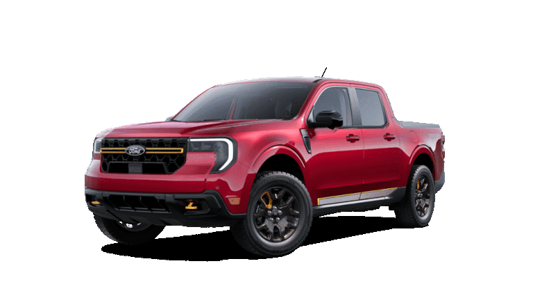 2026 Ford Maverick Tremor Exterior - Ruby Red Metallic Tinted Clearcoat