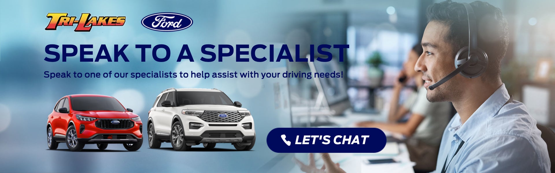 Click here to Speak to a Specialist that will assist you with your driving needs
